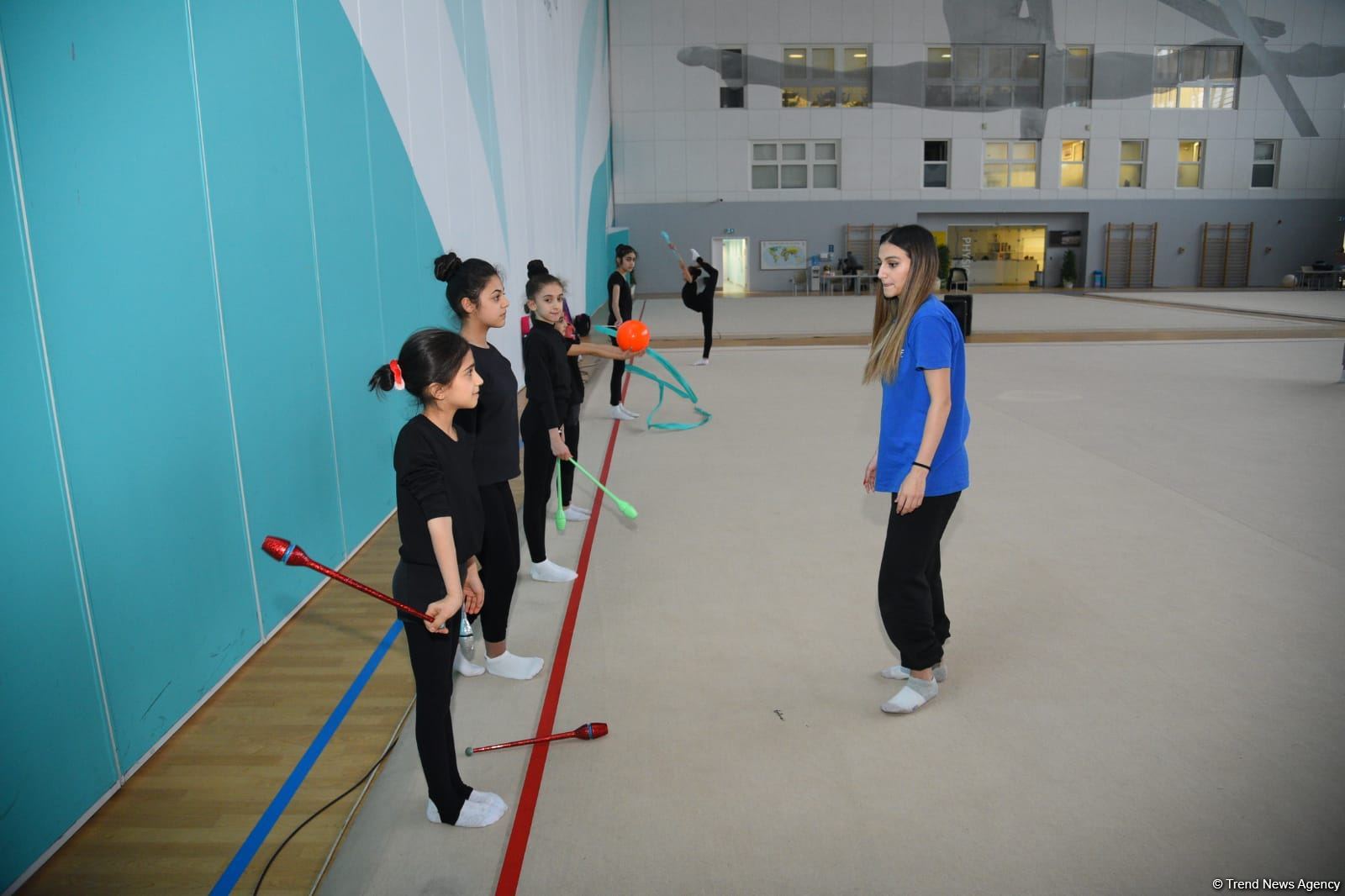 Bakıda Göyçay və İsmayıllı gimnastlarının təlim-məşq toplanışı keçirilir (FOTO)