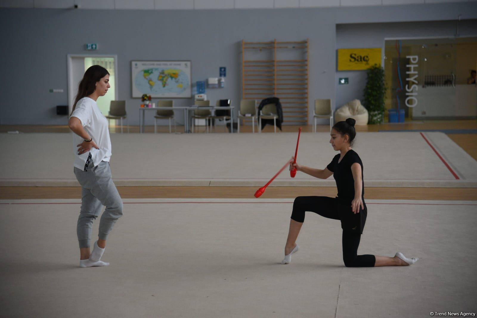 Bakıda Göyçay və İsmayıllı gimnastlarının təlim-məşq toplanışı keçirilir (FOTO)