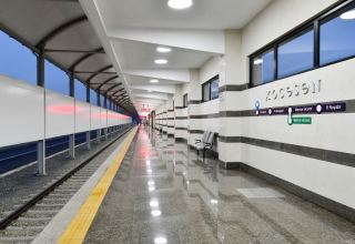 Metronun "Xocəsən" stansiyası ilk sərnişinlərini qəbul edib