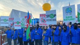 Peaceful protests of Azerbaijanis on Lachin road continue (PHOTO/VIDEO)