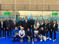 В Бакинском дворце водного спорта состоялось открытие корта для падельного тенниса (ФОТО)