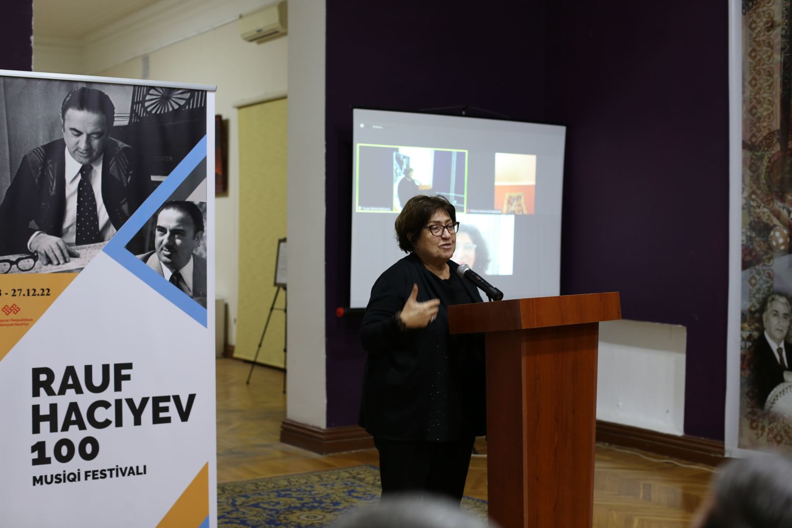 Дочь Рауфа Гаджиева из Финляндии выразила признательность за фестиваль в честь 100-летия корифея азербайджанской музыки (ФОТО)
