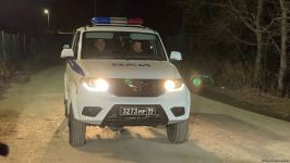 Russian peacekeepers' passenger vehicles pass freely through Azerbaijan's Lachin-Khankandi road (PHOTO)