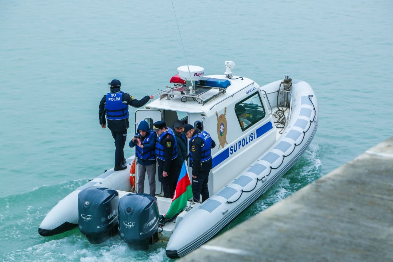 В Бакинском порту прошли совместные учения с водной полицией