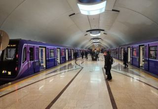Внесены изменения в график движения поездов бакинского метро