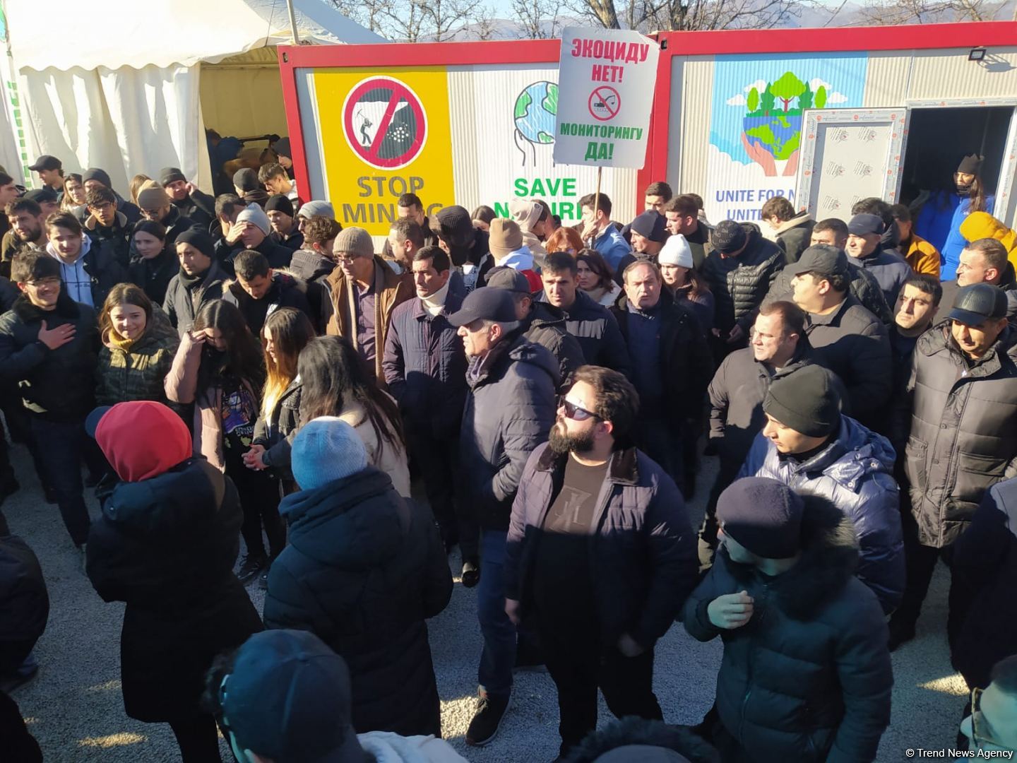 More Azerbaijanis joining peaceful protests on Lachin-Khankandi road (PHOTO)