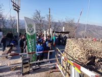 Sülhməramlılara aid daha iki təminat maşını Laçın yolundan keçib (FOTO)