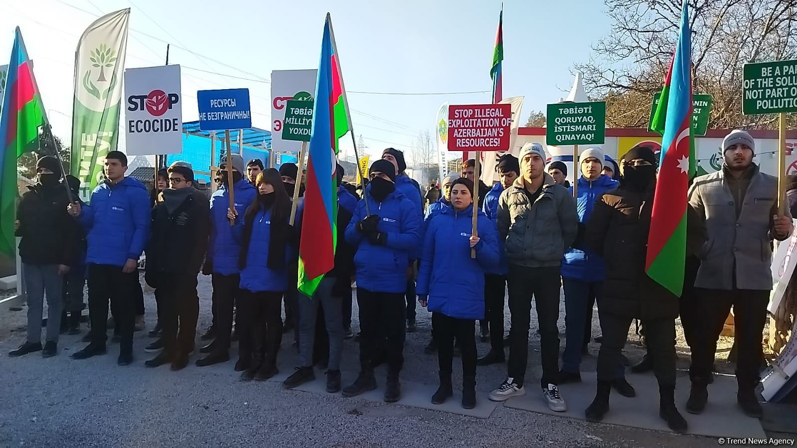 Rally on Azerbaijan's Lachin-Khankendi road continues despite frosty weather (PHOTO)