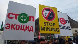 Продолжается мирная акция протеста на Лачинской дороге (ФОТО/ВИДЕО)