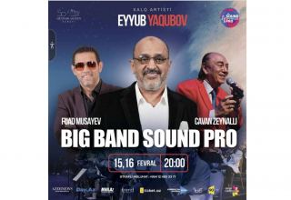 Эйюб Ягубов и Big Band Sound Pro представят новое шоу во Дворце Гейдара Алиева (ВИДЕО)