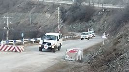 Vehicles of International Committee of Red Cross pass freely along Azerbaijan's Lachin road (PHOTO)