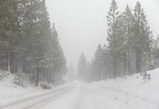 More rain, snow hit U.S. California as storm continues