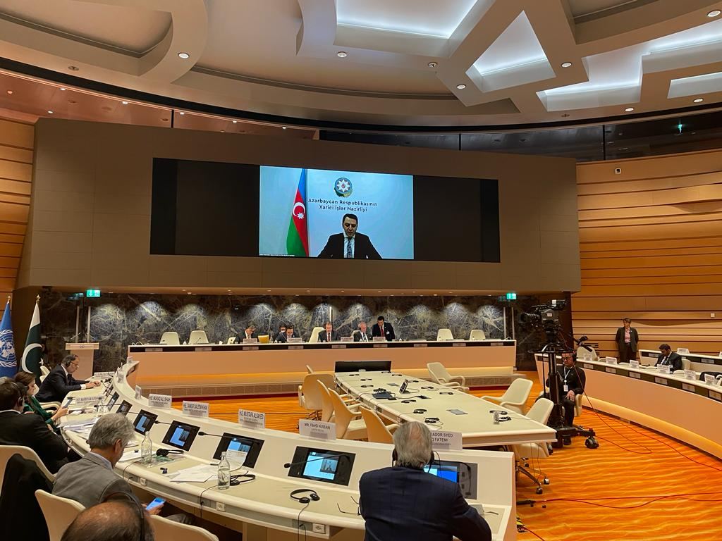 Замминистра иностранных дел Азербайджана выступил в Женеве на конференции по Пакистану  (ФОТО)