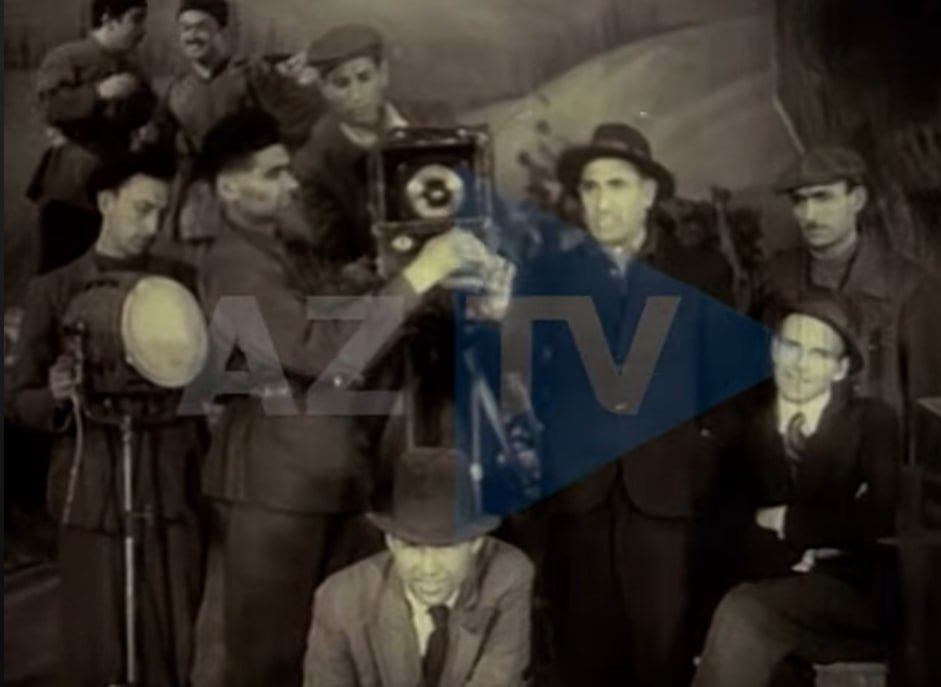 Представлены кадры со съемок фильма "Arşın mal alan" 1945 года (ВИДЕО)