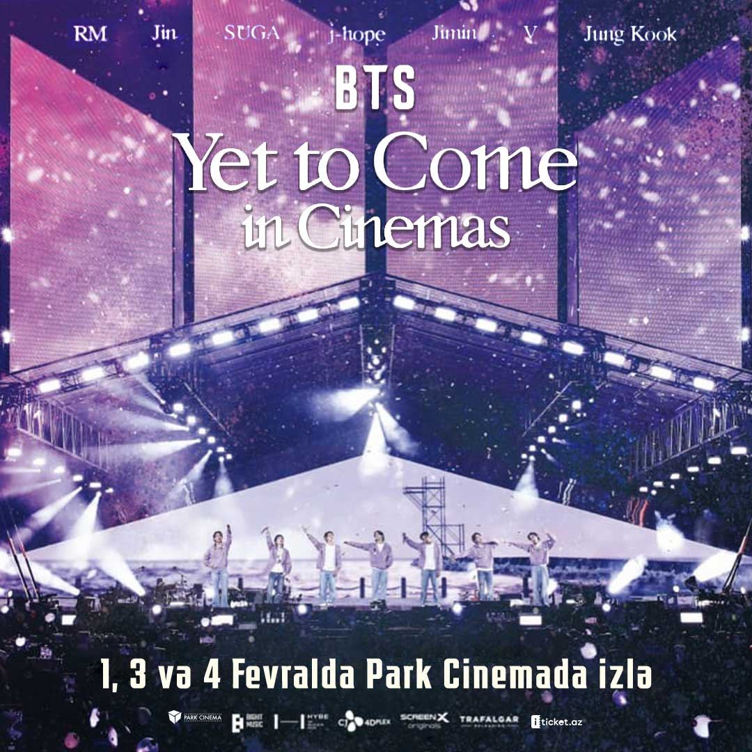 "BTS: Yet to Come in Cinemas" в кинотеатрах Park Cinema с 1 февраля (ФОТО)