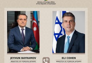 Azerbaijani, Israeli FMs discuss prospects for multilateral co-op