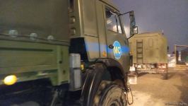 Rusiya sülhməramlılarına məxsus daha 2 təminat maşını aksiya ərazisindən maneəsiz keçib (FOTO/VİDEO)