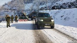 По Лачинской дороге беспрепятственно проехали еще пять автомашин обеспечения РМК (ФОТО/ВИДЕО)