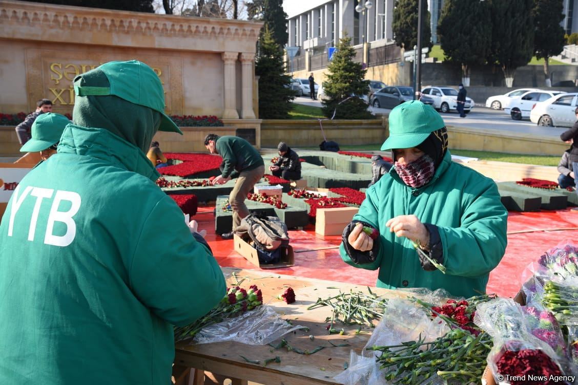 В Баку начаты работы по подготовке к годовщине 20 Января (ФОТО)