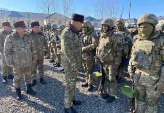 Azerbaijani MoD's leadership inspects military units of Land Forces (PHOTO)