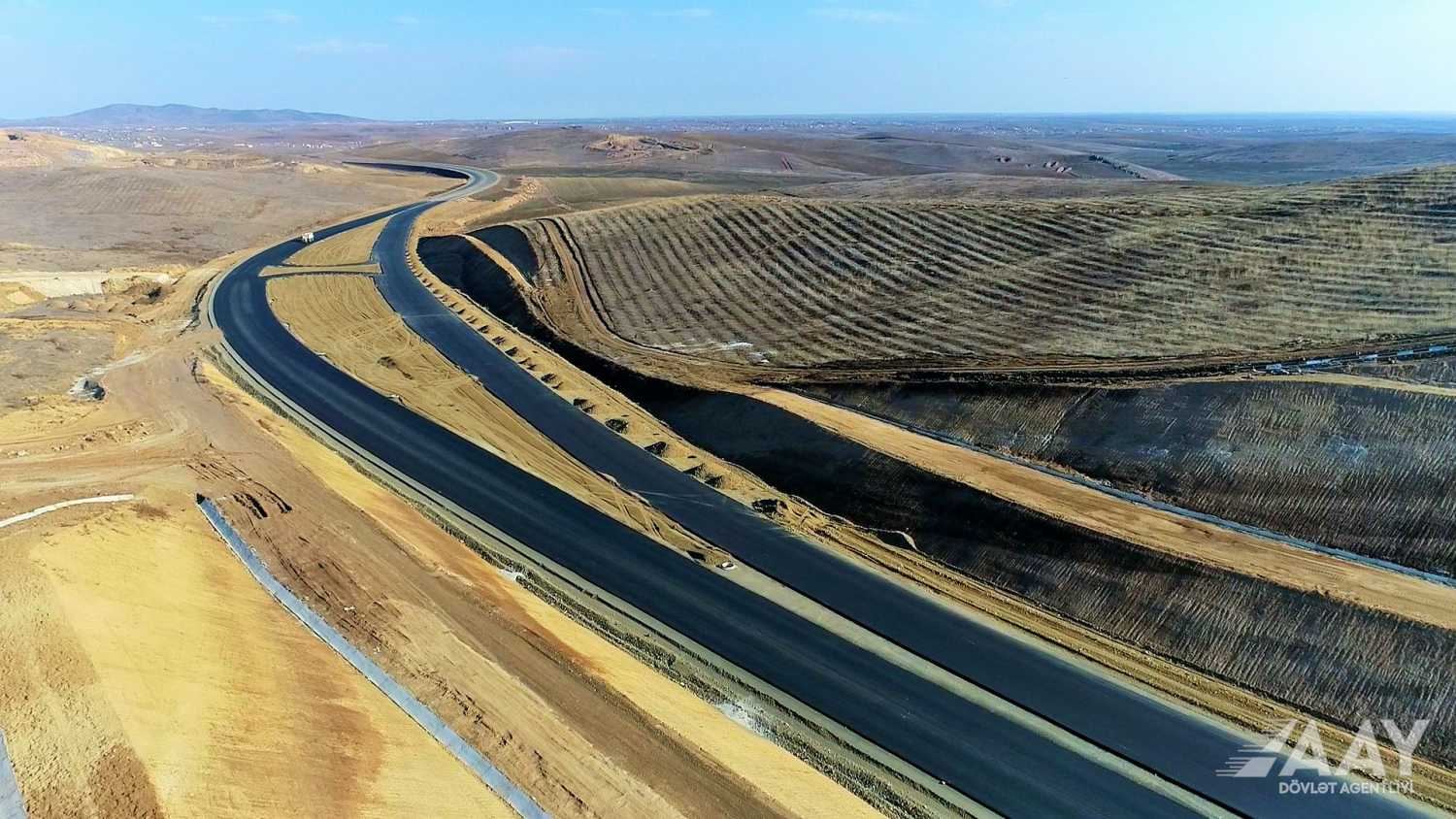 Füzuli-Hadrut avtomobil yolunun tikintisi yekunlaşır (FOTO/VİDEO)