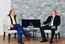 В Давосе состоялась встреча Президента Ильхама Алиева с председателем компании Fortesque Future Industries (ФОТО/ВИДЕО)