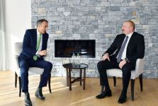 Президент Ильхам Алиев обсудил в Давосе вопросы расширения энергетических проектов Азербайджана с генеральным исполнительным директором Группы BP (ФОТО/ВИДЕО)