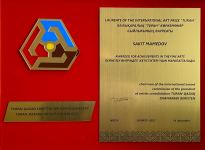 Сакит Мамедов в Казахстане удостоен медали "TURAN" (ФОТО)