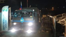 По Лачинской дороге беспрепятственно проехали еще две машины снабжения российских миротворцев (ВИДЕО)