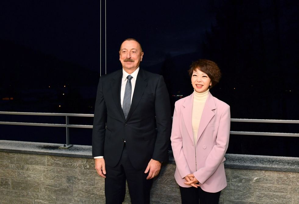 President Ilham Aliyev interviewed by China's CGTN TV channel in Davos (PHOTO/VIDEO)