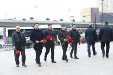 Руководство Управления Медицинской Службы Государственного Таможенного Комитета посетили Мемориальный комплекс "20 января" (ФОТО)