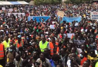 В Буркина-Фасо прошла демонстрация с требованием вывода войск Франции