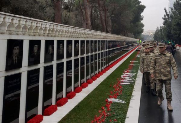 Azerbaijani Army holds events on anniversary of January 20 tragedy (PHOTO/VIDEO)