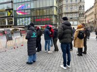 В Праге прошла выставка-акция, посвященная годовщине трагедии 20 Января (ФОТО)