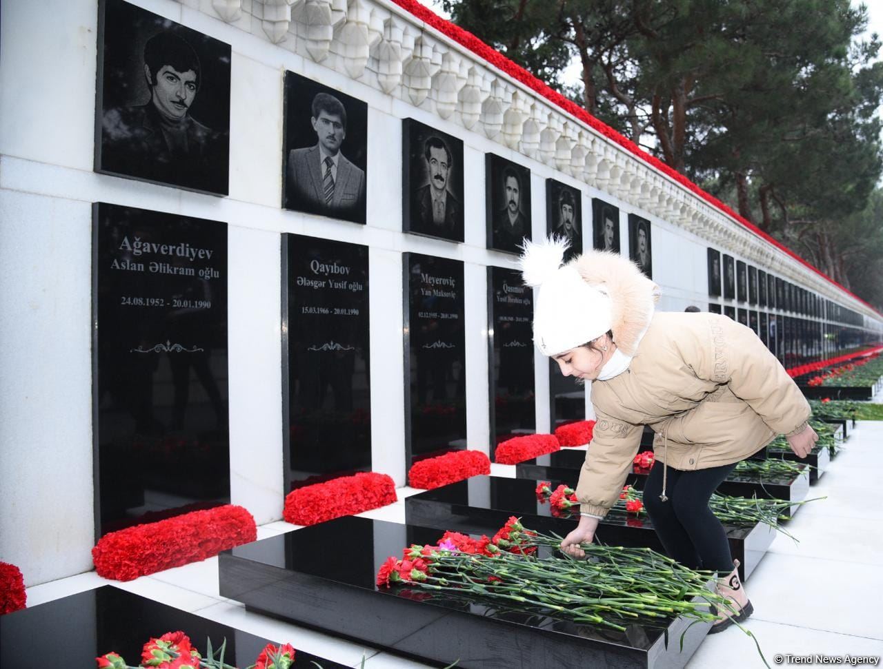 Азербайджанский народ чтит светлую память жертв трагедии 20 Января (ФОТО)