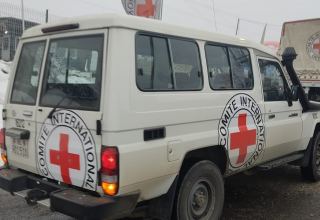 Convoy of six ICRC vehicles pass freely along Azerbaijan's Lachin-Khankendi road (PHOTO)