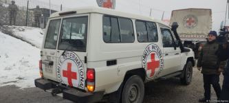 Convoy of six ICRC vehicles pass freely along Azerbaijan's Lachin-Khankendi road (PHOTO)
