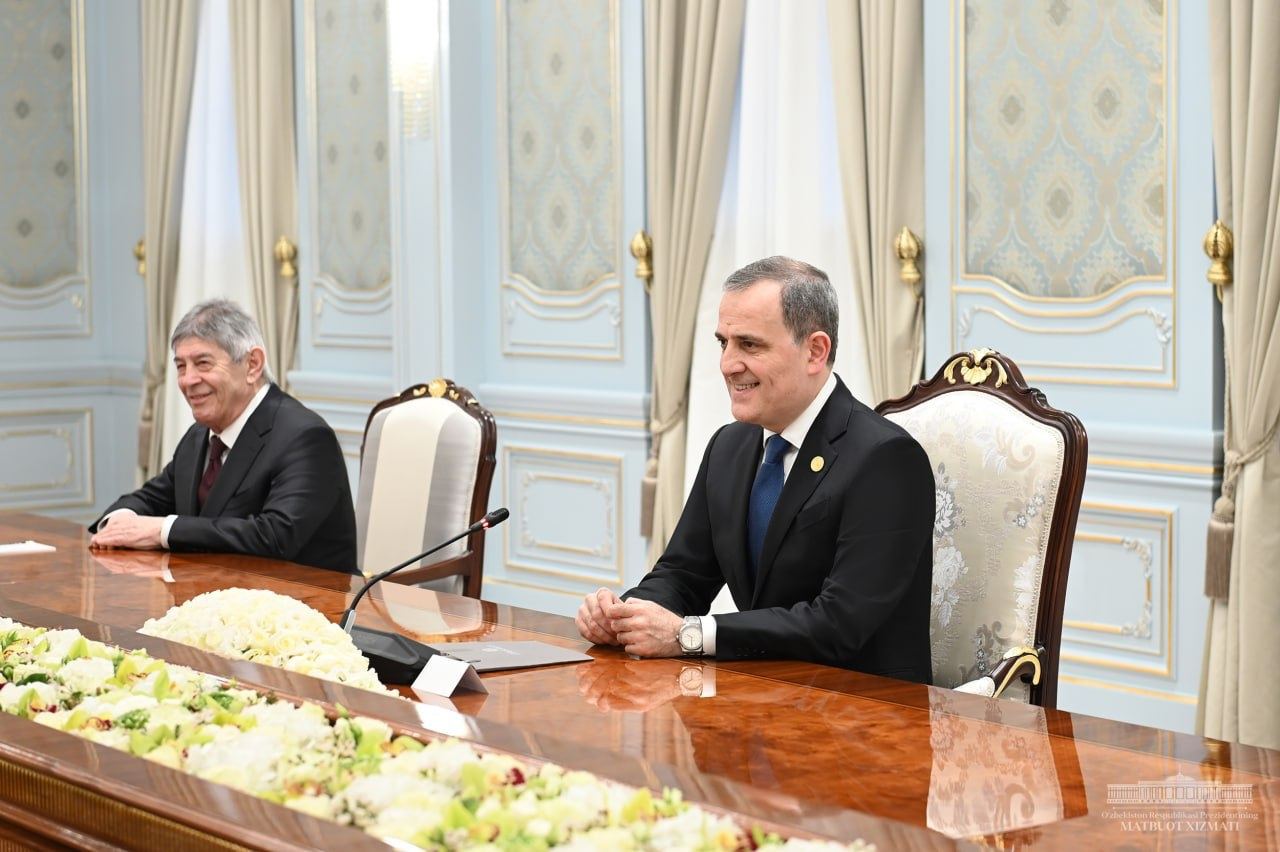 Azerbaijani FM meets with Uzbekistan's president (PHOTO)