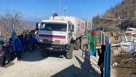 По Лачинской дороге беспрепятственно проехали еще 8 транспортных средств снабжения РМК (ФОТО)