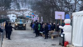 More trucks of Russian peacekeepers drive freely along Azerbaijan's Lachin-Khankendi road (PHOTO)