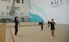 Гимнастки из Шамкира и Сумгайыта приехали на учебно-тренировочные сборы в Баку (ФОТО)