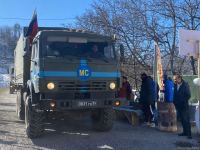 По Лачинской дороге беспрепятственно проехали еще 18 автомобилей миротворцев (ФОТО)