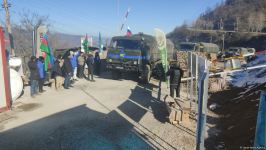 Another convoy of Russian peacekeepers freely passes along Azerbaijani Lachin-Khankendi road (PHOTO)
