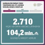 В Азербайджане назван объем выданных МСБ льготных кредитов