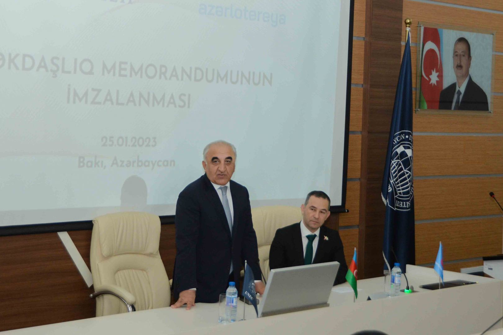 “Azərlotereya” ASC ilə UNEC arasında memorandum imzalandı (FOTO)