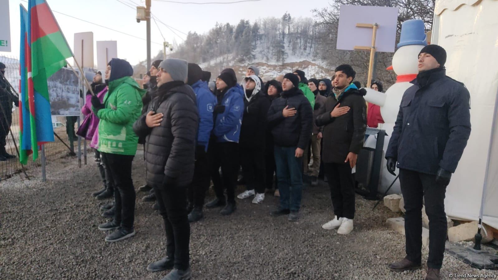 Peaceful protest of Azerbaijani eco-activists continues on Lachin-Khankendi road (PHOTO/VIDEO)