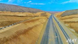 Azerbaijan talks rapid construction progress of Aghdam-Fuzuli highway (PHOTO/VIDEO)