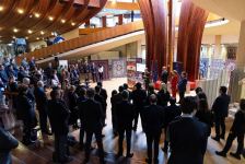 В штаб-квартире СЕ проходит выставка азербайджанских ковров (ФОТО)