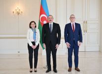 President Ilham Aliyev receives credentials of new French Ambassador to Azerbaijan (PHOTO/VIDEO)