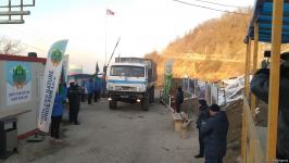 More supply vehicles of Russian peacekeepers pass freely along Azerbaijan's Lachin-Khankendi road (PHOTO)